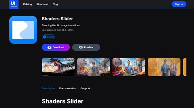 Swiper, 모바일 터치 슬라이드 프레임워크