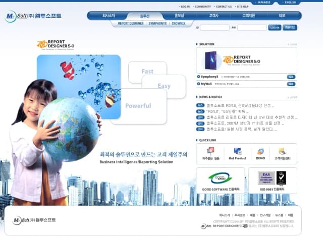 기업 홈페이지, 엠투소프트